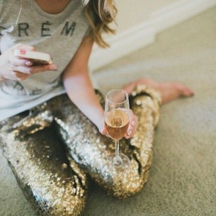 Sequin Pants Paljettbyxor