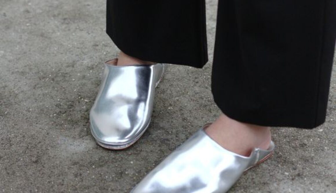 silver slippers