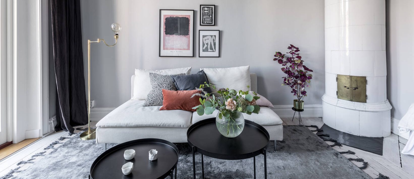 homestyling soffa kakelugn